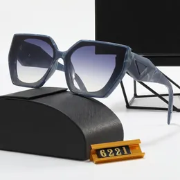 Designer-Sonnenbrillen für Damen, klassische Brillen, Outdoor-Strand-Sonnenbrillen für Herren, Farbmischung, optional, dreieckige Signatur mit Box, Trend 222
