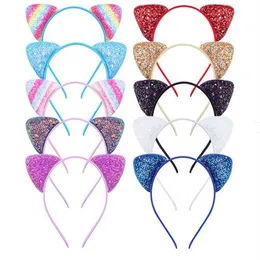 Barnens hårband Sequined Explosive Cartoon Sweet Pannband Custom Starfish Shell Scale Sequin Cat Ear Jewelry Accessories Headwear A79