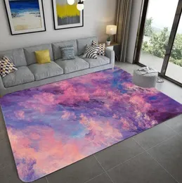 Dywany Nordic Streszczenie kolorowy dywan chmurowy nadruk miękki flanel dzieci39 duże dywany do salonu do kąpieli podłogowe drzwi M9933585
