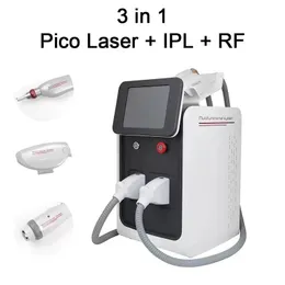 휴대용 elight ipl rf nd yag laser 3 in 1 기계 다기능 사파이어 IPL OPT 제모 제거