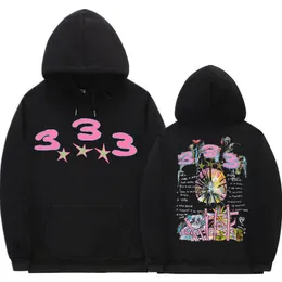 Herrtröjor tröjor bladee 333 hip hop trend skate dränering gäng hoodie toppar unisex hipster casual tröja män kvinnor mode konstnärliga sens hoodies 230215