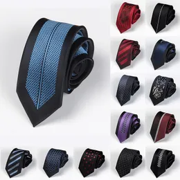 Bolo bağlar erkekler 6cm sıska lüks erkek moda kravatlar corbatas gravata jacquard iş ince festival ziyafet aksesuarları 230216