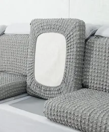 椅子はJhwarmo Square Houndstooth Settee Cover All inclusive Cotton High Quality Sofa Cushion Elastic Thicken Set1925891