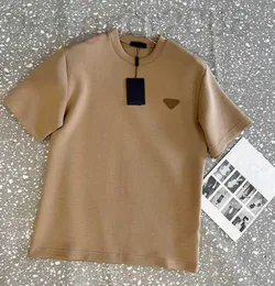 남자 티셔츠 디자이너 2023 New Air Cotton Shirt 고급 브랜드 품질 디자인 라운드 넥 캐주얼 짧은 슬리브 h6ph
