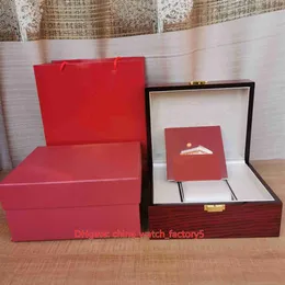 Venda de alta qualidade PP Nautilus 5711 Watches Boxes Couather Wood Wood Box Papers Bolsa de bloqueio de cart￣o 20 x 16cm para aqua274x