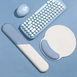 منصات الماوس معصمه يرتكز على لوحة مفاتيح مفتاح Mousepad لطيف مجموعة الدعم يدوي الدعم ثلاثي الأبعاد فئران الفئران