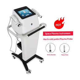 Plasma Beauty Rf Equipment Plasma Pen Wrinkle Eyes Bag Removal Pore Ance Remove Facial Lifting Hot Cold Hammer 2 In 1 Skin Care Machine Face Tightening Device