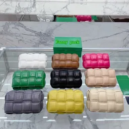 New Fanny Pack Bum Bag woven Designer Bag Multi-color Pillow Bag Womens Luxurys Handbag Belt Bag Women Waist Bags Fashion All-match Woven Handbag