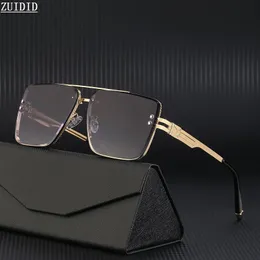 Sunglasses Square For Men Oversized Luxury Women Retro Fashion Glasses Shades Vintage Vasos Decorativos Vendors 230215