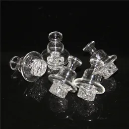 Narghilè New Luminous Glass Bubble Carb Cap 25mm OD Accessori per fumatori inebrianti per bordo smussato Quartz Banger Nails Water Bong Dab Rigs