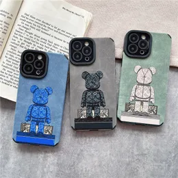 Fashion Bear Phone Case Soft Cover f￼r iPhone 11 12 12PRO 12Promax 13 13Pro 13Promax 14 14PRO 14PROMAX 14PLUS -Koffer