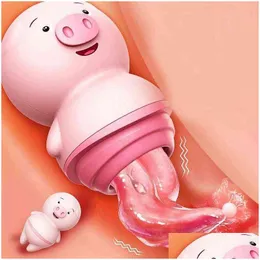 Andere gezondheidsschoonheidsartikelen nxy vibrators schattige varkenstong lik voor vrouwen anale clitoris tepel masr speelgoed vrouwelijke masturbator mini hine dhneg