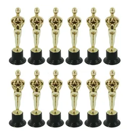 Novelty Games 12Pcs Oscar Statuette Mold Reward the Winners Magnificent Trophies in Ceremonies 230216