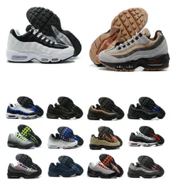 New Classic Mens 95 Airmaxs Running Shoes chaussures og 95s Air Neon Triple Black Khaki Total Orange Grape Safari Designer Men Sports Sneakers Sneakers