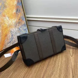 7-levency High-классная индивидуальная продукция изящная сумка Grey M30697 Мужские модные сумки Crossbody Box Horizontal Style