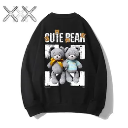 Clothes and Jacket Off Co-bred Fashion Bear Sweater for Men Women Lovers 2022 Spring Autumn New Ow Top Ins Net Red Long Sleeve