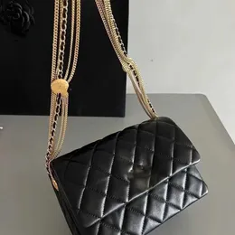 Luxus Designer Taschen Handtasche Schulter Umhängetasche Tote 2023 Neue Goldmünze Kette Schaffell oder Samt Rhombus Single Damen Pop Taschen Großhandel Fabrik Direktverkauf