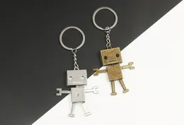 Antyczny robot metalowy klucz metalowy Klucz złoczyńcy Aleng do klucza lub wyświetlania idealne prezenty na dzień ojców urodzinowe Boże Narodzenie