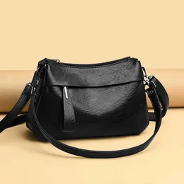 Shoulder Bags New Arrive 2022 Women's Genuine Leather Shoulder Bags Casual Small Messenger Bags Ladies Elegant Crossbody Bags bolsa feminina 0216/23