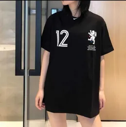 Abbigliamento e giacca 18 Summer Ow-off World Cup Co-bred Eagle T-shirt a maniche corte da uomo con scollo tondo alla stessa tendenza da donna