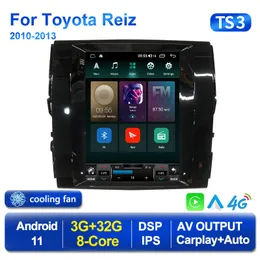 Tesla Style Player Car DVD Radio Video for Toyota Mark x Reiz 2010-2012 Multimedia GPS CarPlay Stereo BTのAndroid 11