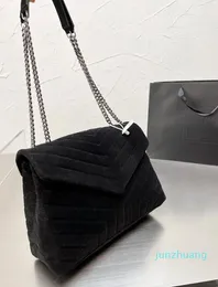 حقيبة مصممة فاخرة أزياء Women Handbag Wallet One Counter Messenger Chain Crocodile Caviar Messenger Bag Bag كبيرة 776655