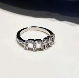 Designer miao039s woman rings 2022MIU Miao Ring Small Fashion Clip9697074