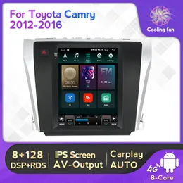 8G Android 11 Car DVD Radio Multimedia Video Player för Toyota Camry 2012-2017 Tesla Style 2 Din Navigation GPS 4G WiFi Carplay BT