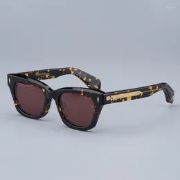 Sunglasses Dealan Acetate Subtle Cat-eye Rectangular Frames Retro Vintage Solar Accessories Orignals