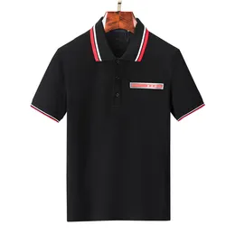 Erkek Tasarımcı Polo Gömlek High Street Nakış Jartiyer Yılanlar Küçük Arı Baskı Giyim Erkekler Klasik Polos Gömlek için 23ss Yaz Tee T-Shirt