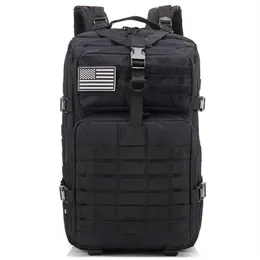 Ikon 34L Tactical Assault Pack ryggsäck Army Molle Waterproof Bug Out Bag liten ryggsäck för utomhusvandring camping HuntingBl301L