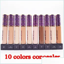 Concealer Contour Liquid Foundation Face Makeup 10 färger Lätt sandmässigt medium Beige Tan 10 ml högkvalitativ droppleverans hälsa beau dhcue