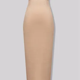 스커트 13 색 패션 여성 섹시한 핑크 옐로우 붕대 치마 탄성 우아한 연필 스커트 78cm 230217