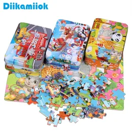 100 pezzi Puzzle in legno Puzzle per bambini Cartoon Puzzle per bambini Apprendimento educativo Giocattoli interattivi per bambini Regali di Natale 2270x