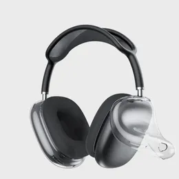 F￶r AirPods max telefon h￶rlurar tillbeh￶r transparent TPU solid silikon vattent￤t skyddande fodral airpod maxs h￶rlurar headset t￤cker fodral