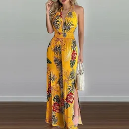 Summer Joga Ubrania moda Kobiety kombinezon swobodny sukienki cyfrowe szczupłe kombinezony seksowne spodnie z krótkim rękawem s-3xl