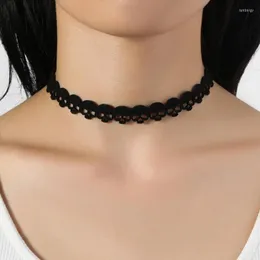 Choker Koreanische Mode Halloween ChokerNecklaces Für Frauen Schwarz Skeleton Halsketten Mit Gothic Mädchen Hals Schmuck Zubehör