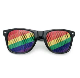 Dzieci Rainbow Sun Glasses American Flag Boys Kidblock Dzieci UV Ochrona Eyewear Girl
