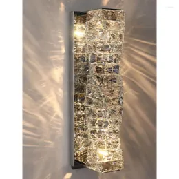 Vägglampa K9 Crystal LED Gold Chrome Bright Applique för inomhus vardagsrum mat säng el