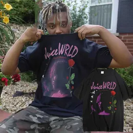 Erkek T-Shirt esome Juice Wrld Lucid Dreams Vintage Grafik Baskı Tshirt erkek Playboi Carti Trend Tee Gömlek Erkekler Hip Hop Büyük Boy Tshirt J230217