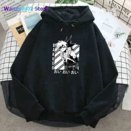 Erkek Hoodies kahraman akademisi bakugo baskı kapüşonlu adam rahat gevşek sweatshirtler kapüşonlu yeni 2021 moda bahar sonbahar polar rahat hoody 021723h