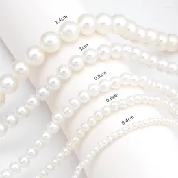 Naszyjniki wisiorek symulowany naszyjnik perłowy prosty ręcznie robiony pasek koralika 2023 Trendy mężczyźni biżuteria dla kobiet dziewczęta Bankiet ślubny