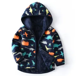 Hoodies Sweatshirts بيع الأطفال الصوف القطبي Cardigan Sweatshirt Stuff Jacket Baby Girls Coral Velvet 230217