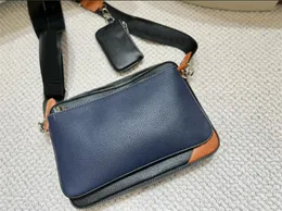 Luxury Designer shoulder Bags crossbody bag men trio messenger bags handbag