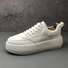 British Designer Dress Wedding Party Shoes Comforthable Spring Breattable Vulcanized Casual Sneakers Round Toe Thick Bottom Business Leisure Walking Loafers D95