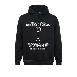 Mens Hoodies Sweatshirts Fitness Tight Detta är Bob har ingen Arms Hoodie Sarcastic Novelty Gifts Long Sleeve Fashion Clothes Student 230216