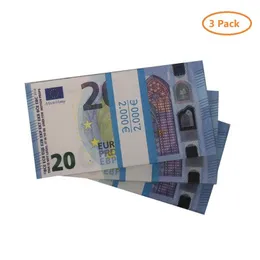 Смешные игрушки оптовые высококачественные проп -евро 10 50 50 100 Копировать фальшивые заметки Биллетные фильмы деньги, которые выглядят настоящими искусственными евро