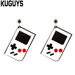 New Arrival Game Machine Dangle Earrings for Womens White Acrylic Geometric Earring Fashion Jewelry Trendy Accessories253t