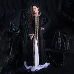 Scene Wear Women Dance Belly Performance Waiting Dress Competition Preparation Wind Warm Jacket Cloak