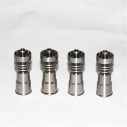 Smoking pipe Universal Domeless Male Titanium Nail 4 IN 1 14mm 18mm 19mm Dual Function GR2 for Wax Oil Hookah Water Pipe Vaporizer Dab Rigs